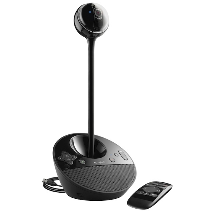 Logitech BCC950 AIO ConferenceCam, Full HD, Up To 4 Seats, Remote Control, Black