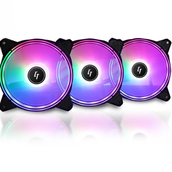 Chieftec Value 3 x RGB Fan (тъмнейл - 1)