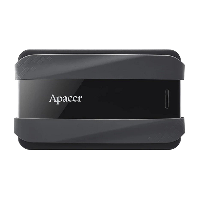 Apacer AC533, 2TB 2.5" SATA HDD USB 3.2 Portable Hard Drive Plastic / Rubber Jet black