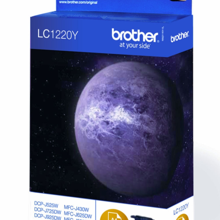 Brother LC-1220Y Ink Cartridge for DCP-J525W/DCP-J725DW/DCP-J925DW/MFC-J430W