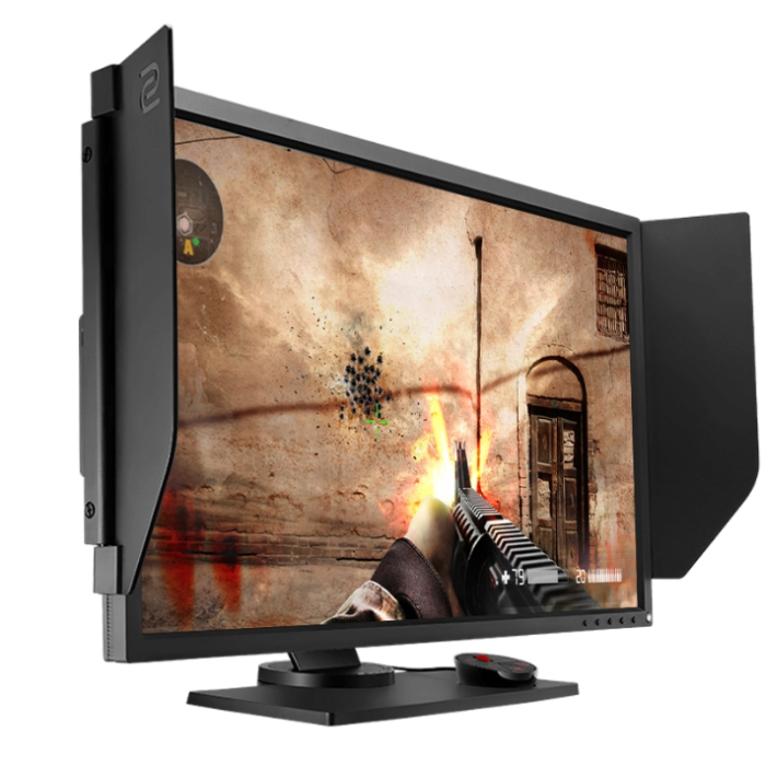 BenQ Zowie XL2746S, 27", e-Sports TN, 0.5ms, 240Hz, 1920x1080 FHD, DyAc+ Technology , FreeSync, Flicker-free, Black eQualizer, S Switch, Shield, Color Vibrance, 1000:1, 12M:1 DCR, 320 cd/m2, HDMI, DP, DVI-DL, USB, Headphone jack, Mic jack, Height adj (тъмнейл - 1)