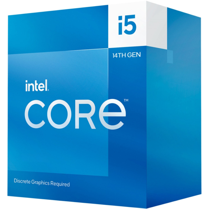 Intel Core i5-14400F 10C/16T (eC 1.8GHz / pC 2.5GHz / 4.7GHz Boost, 20MB, 65W, LGA1700) на супер цена