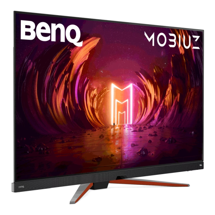 BenQ MOBIUZ EX480UZ 48" OLED, 4K 3840x2160 UHD, 0.1ms GtG, 120Hz, 98% P3 wide color, HDR 1000, 10-bit color, PIP/PBP, FreeSync Premium, HDMI2.1 x2, DP1.4 x1, USB-C 90Wx1, USB hub, treVolo 2.1CH Sp. (5Wx2, 10W woofer), SPDIF, VESA 200x200mm, Silver (тъмнейл - 2)