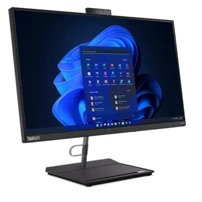 Lenovo ThinkCentre Neo 30a 24 AIO, Intel Core i3-1220P (up to 4.4GHz, 12MB), 8GB DDR4 3200MHz, 512GB SSD, 23.8" FHD (1920x1080) IPS AG, Intel Iris Xe Graphics, DVD, WLAN, BT, HD 720p Cam, KB, Mouse, Stand, Win11 Pro, 3Y (тъмнейл - 1)