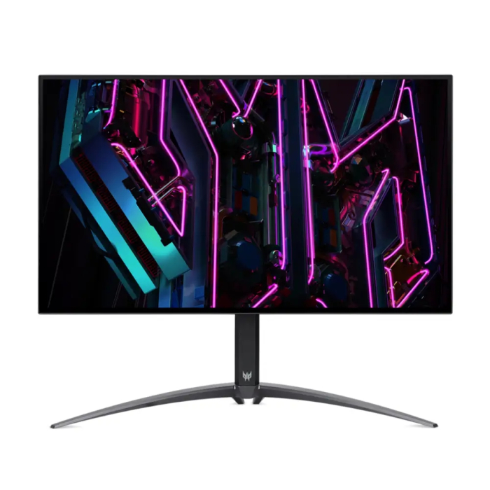 Acer Predator X27Ubmiipruzx, 27" IPS ZeroFrame OLED QHD, FreeSync Premium, 0.01ms, 240Hz, 1 500M:1, 1000nits, 2560x1440, Speakers, Audio Out, 2xHDMI, DP, 1xType-C(90W), USB HUB 3.2x2 USB-B (2up 2down), VESA, Black+Acer Predator Cestus 310 Gaming Mous