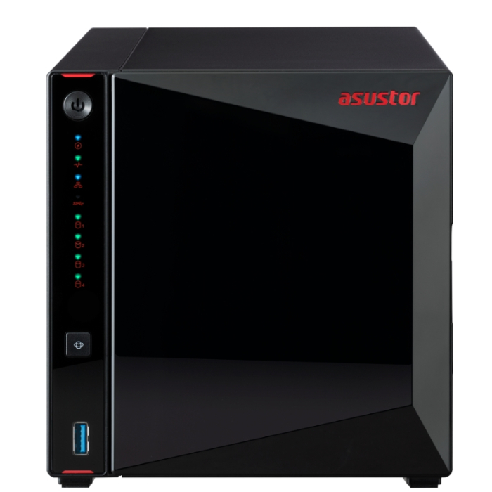 Asustor AS5304T, 4-Bay NAS, Intel Celeron J4105 Quad-Core 1.5 GHz (burst up 2.5 GHz), 4 GB SO-DIMM DDR4, 4x 2.5"/3.5" SATA3 HDD or SSD, 2x 2.5 GbE, 3x USB 3.2 Gen 1 Type A, WOW (Wake on WAN), WOL, System Sleep Mode, AES-NI hardware encryption на супер цена