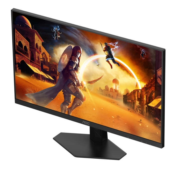 AOC 24G4XE, 23.8" IPS WLED, 1920x1080@180Hz, 1ms GtG, 0.5ms MPRT, 300cd m/2, 1000:1, 80M:1 DCR, Adaptive Sync, FlickerFree, Low Blue Mode, 2Wx2, Tilt, 2xHDMI, DP (тъмнейл - 2)