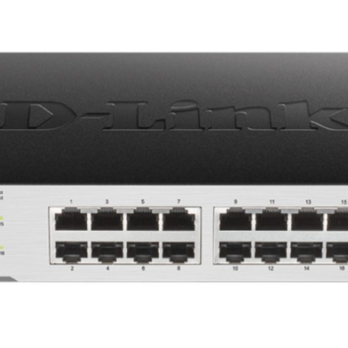 D-Link 16-Port Gigabit Easy Desktop Switch (тъмнейл - 1)