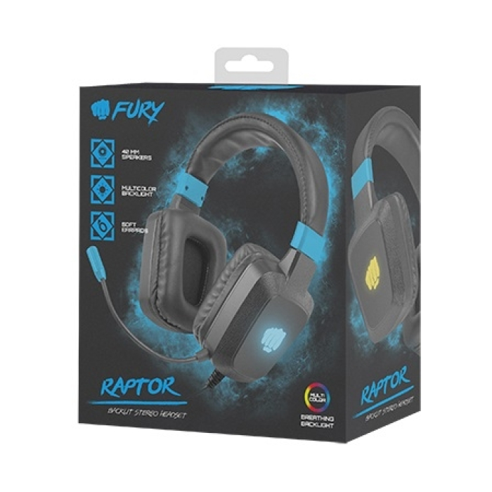 Fury Gaming Headset Raptor (тъмнейл - 3)