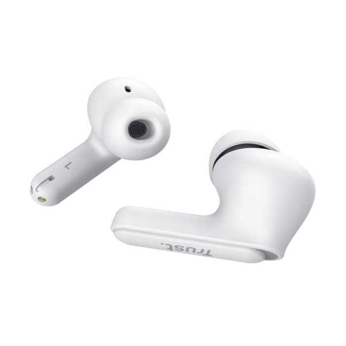 TRUST Yavi Bluetooth ENC Earbuds White (тъмнейл - 1)