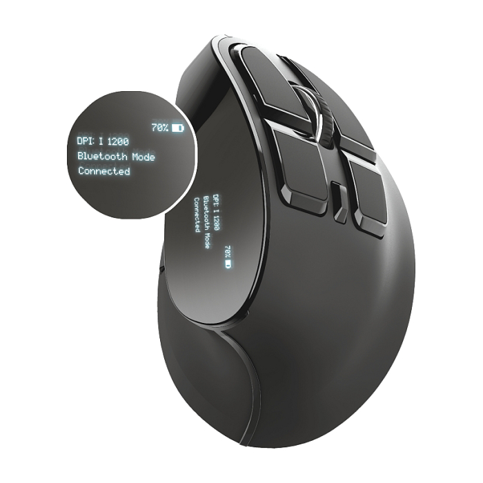 TRUST Voxx Ergonomic Wireless Rechargeable Mouse на супер цена