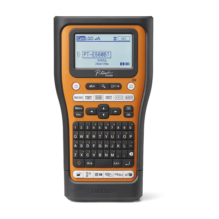 Brother PT-E560BTVP Handheld Industrial Labelling system