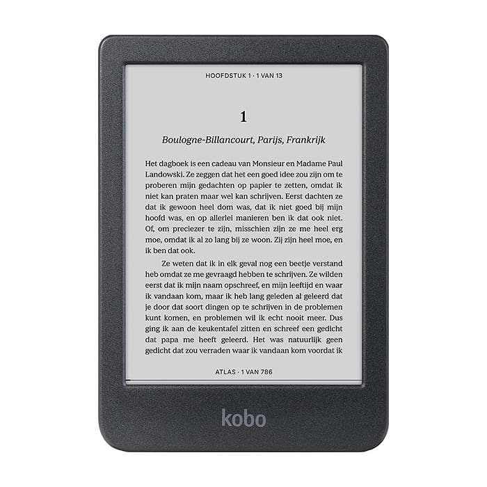 Kobo Clara BW e-Book Reader, E Ink Carta 1300 touch screen 6 inch, 1448 x 1072 pixels, 16 GB, 1000 MHz/512 MB, 1 x USB C, Greutate 0.172 kg, Wireless, Comfort Light, 12 fonts 50 font styles 15 file formats supported natively Black на супер цена