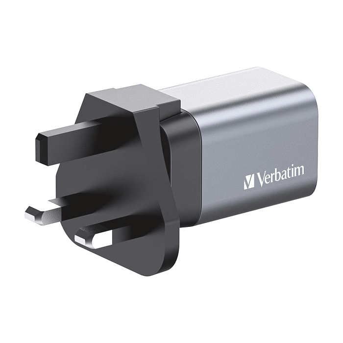 Verbatim GNC-35 GaN Charger 2 Port 35W USB A/C (EU/UK/US) (тъмнейл - 3)