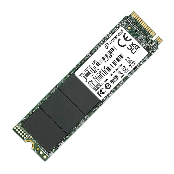 Transcend 2TB, M.2 2280, PCIe Gen3x4, NVMe, TLC, DRAM-less на супер цена