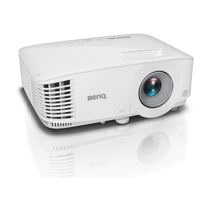 BenQ MX550, DLP, XGA (1024x768), 20 000:1, 3600 ANSI Lumens, Zoom 1.1x, Vertical Keystone, Speaker 2W, VGA, 2xHDMI, S-Video, RCA, VGA out, Audio In/Out, RS232, USB mini B, 2.3 kg, White (тъмнейл - 3)