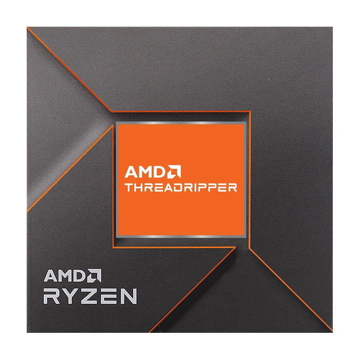 AMD Ryzen Threadripper 7980X 64C/128T (3.2GHz / 5.1GHz Boost, 320MB, 350W, sTR5), поглед кутия