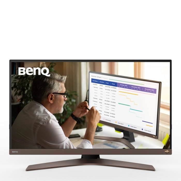 BenQ EW2880U, 28" IPS, 5ms, 3840x2160 4K, Entertainment, 90% DCI-P3, FreeSync, Rem.Control, HDRi, Flicker-free, B.I.+, LBL, ePaper, 1000:1, 300 cd/m, HDMI (v2.0)x2, DP, USB Type-C(PD60W/ Thunderbolt 3), Speak.3Wx2, Tilt, HAdj.St.100mm, Vesa, Black (тъмнейл - 1)