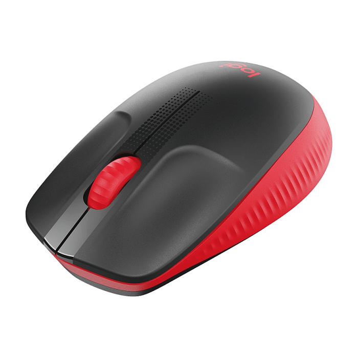 Logitech M190 Full-size wireless mouse - RED - 2.4GHZ - N/A - EMEA - M190 (тъмнейл - 3)