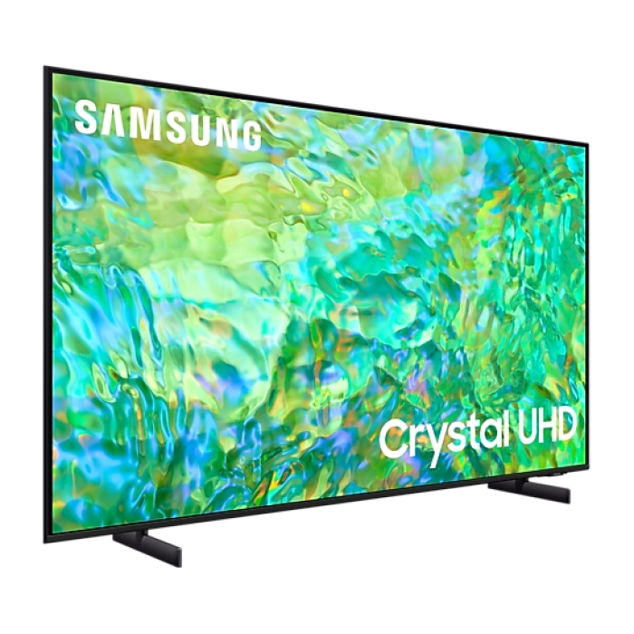 Samsung 43" 43CU8072 4K UHD LED TV, SMART, 3xHDMI, 2xUSB, Wi-Fi 5, Bluetooth 5.2, Frameless, Black (тъмнейл - 2)