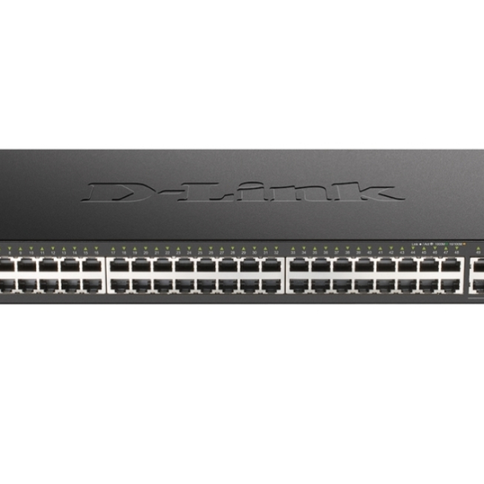 D-Link 48-port Gigabit Managed Switch + 4 Combo 1000BaseT/SFP