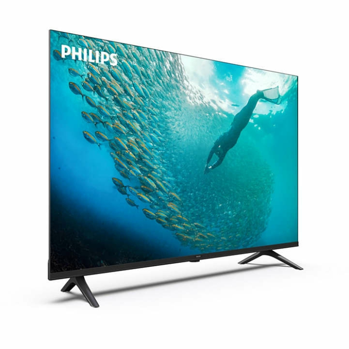 Philips 55PUS7009/12, 55" 4K UHD DLED, 3840 x 2160, DVB-T/T2/T2-HD/C/S/S2, Pixel Precise UHD, VRR, HDR+, HLG, Titan OS, Dolby Vision, Dolby Atmos HDMI*3, 2* USB, 802.11n, Lan, 20W RMS, Black (тъмнейл - 1)