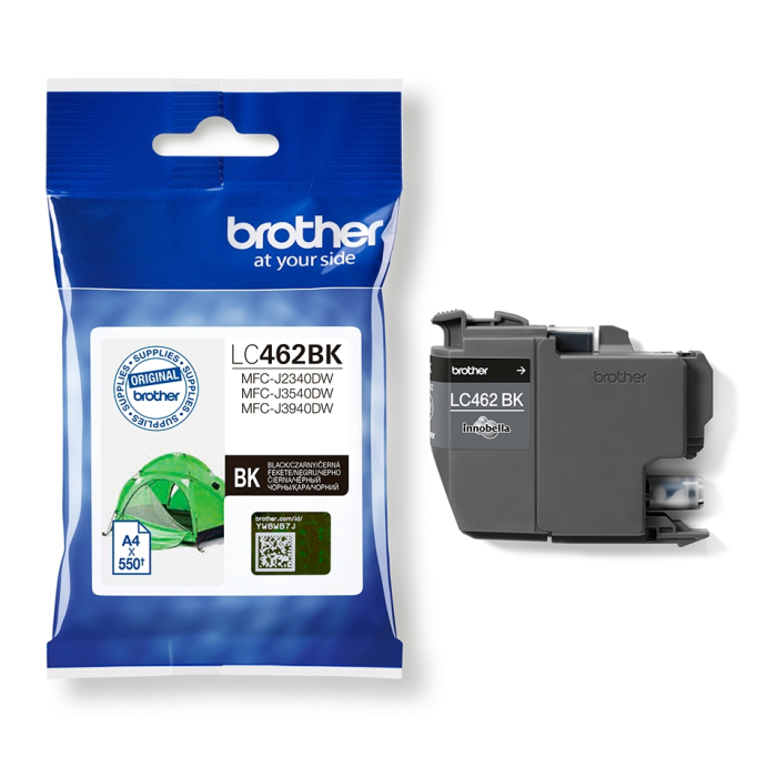 Brother LC462BK Black Ink Cartridge for MFC-J2340DW/J3540DW/J3940DW (тъмнейл - 2)