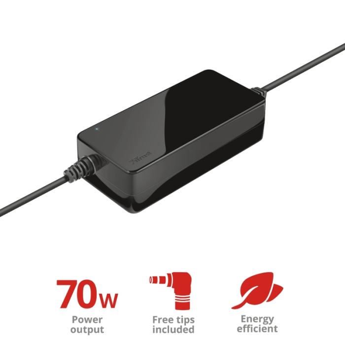 TRUST Primo Laptop Charger 19V-70W (тъмнейл - 1)