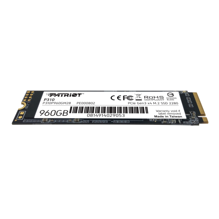 Patriot P310 960GB M.2 2280 PCIE (тъмнейл - 4)