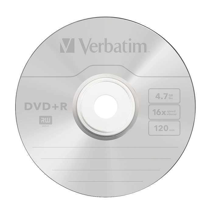 Verbatim DVD+R AZO 4.7GB 16X MATT SILVER SURFACE (25 PACK) (тъмнейл - 2)