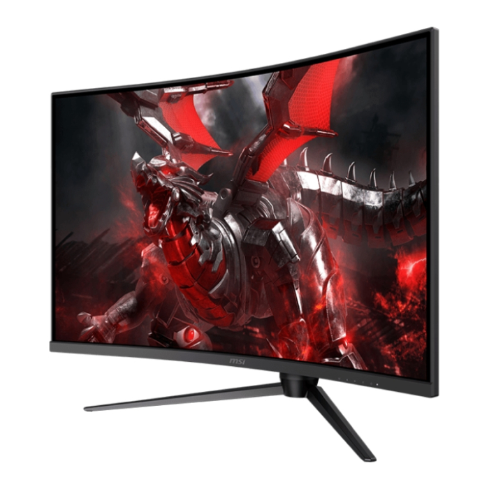 MSI G321CQP E2, 31.5", 170Hz, 1ms, VA, 2560x1440 WQHD, Curve 1000R, Adaptive sync, Less Blue Light Pro, Console Mode, 2500:1, 100M:1, 1x DP, 2x HDMI 2.0b (CEC Profile Sync), Tilt, Swivel, Pivot, Heigh adj. 90mm, PIP and PBP, Windows 11 Auto HDR suppo (тъмнейл - 2)