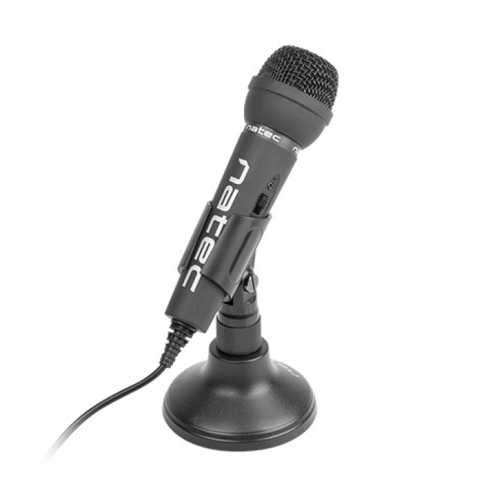 Natec microphone adder black на супер цена