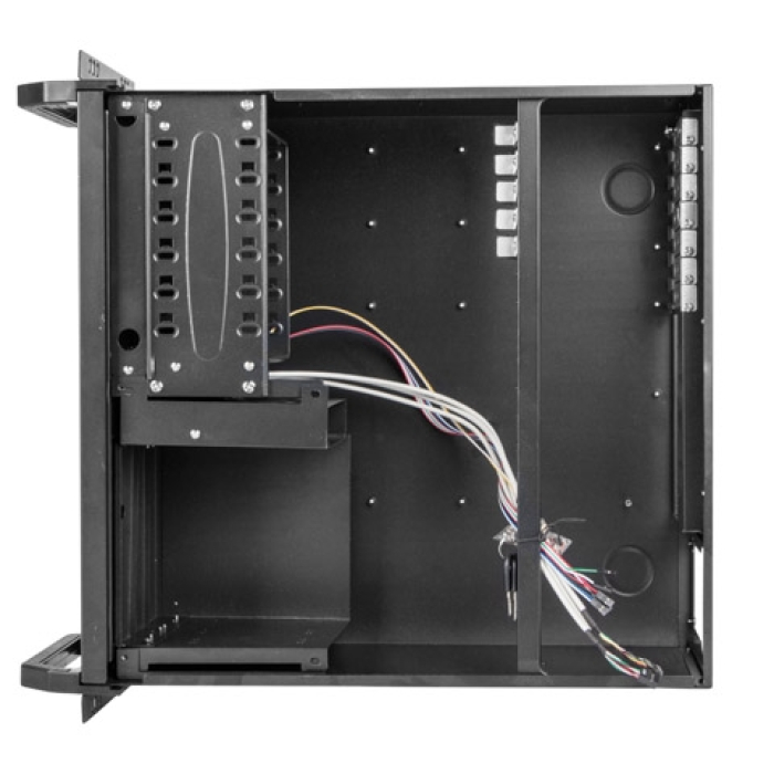 Lanberg rackmount server chassis ATX 450/08 19"/4U (тъмнейл - 1)