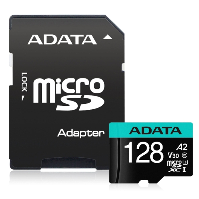 ADATA 128GB MicroSDXC UHS-I U3 V30S (with adapter) на супер цена