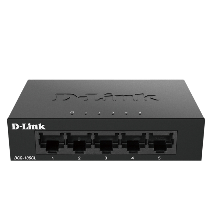 D-Link 5-Port Gigabit Ethernet Metal Housing Unmanaged Switch