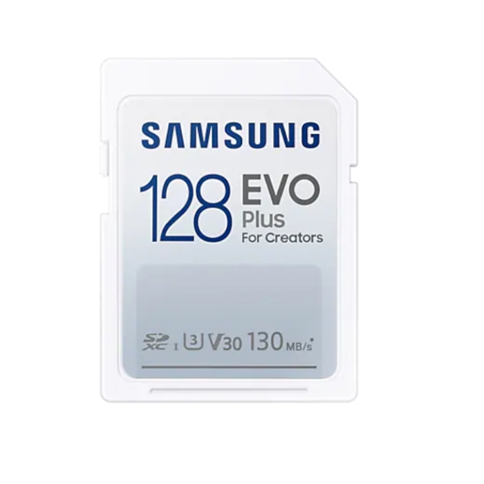 Samsung 128GB SD Card EVO Plus, Class10, Transfer Speed up to 130MB/s на супер цена