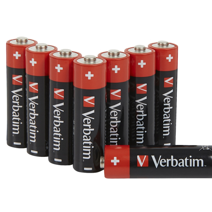 Verbatim ALKALINE BATTERY AA 8 PACK (HANGCARD) (тъмнейл - 1)