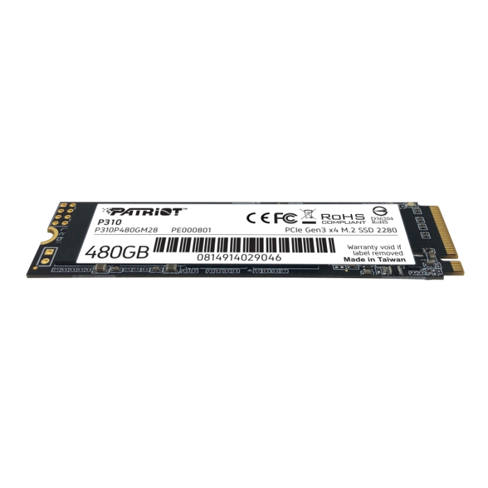 Patriot P310 480GB M.2 2280 PCIE (тъмнейл - 4)