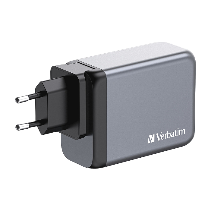 Verbatim GNC-200 GaN Charger 4 Port 200W USB A/C (EU/UK/US) (тъмнейл - 2)