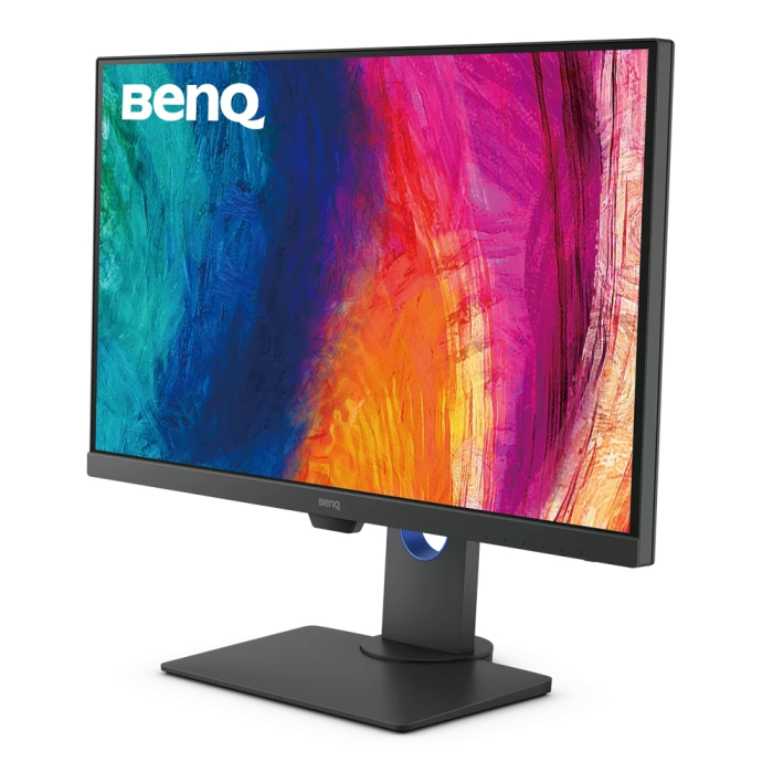 BenQ PD2705Q, 27" IPS LED, 5ms, 2560x1440 2K QHD, Designer Monitor, AQCOLOR, 100% sRGB, HDR10, B.I., LBL, KVM, ICCsync, CAD/CAM, DualView, Contrast 1000:1, 300 cd/m2, HDMI, DP, USB Type-C(Power 65W, DP alt), Speakers 2x2W, Height Adj., Swivel, Tilt, (тъмнейл - 1)