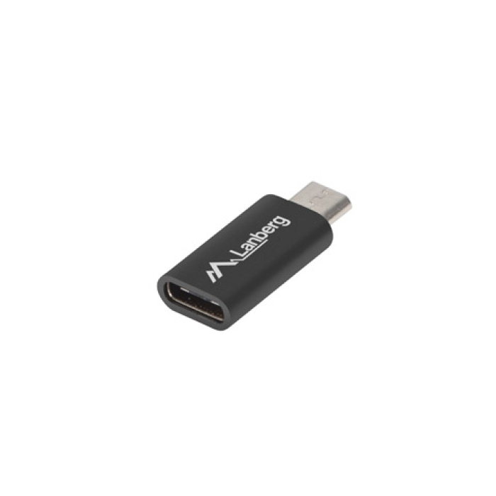 Lanberg adapter USB type-c (f) -> micro-b (m) 2.0, black