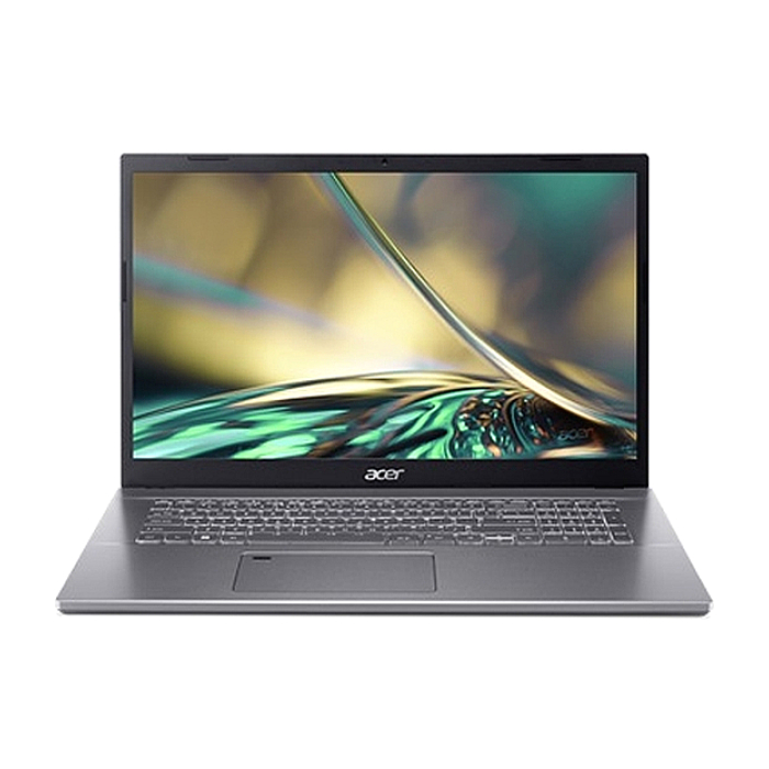 Acer Aspire 5, A517-53-71C7, Intel Core i7 -12650H (up to 4.70 GHz, 16MB), 17.3" FHD IPS (1920x1080), HD Cam, 16GB DDR4 (2x8GB), 1024GB PCIe NVMe SSD, Intel UMA, 802.11ax, BT 5.1, Backlit Kbd, No OS, Gray