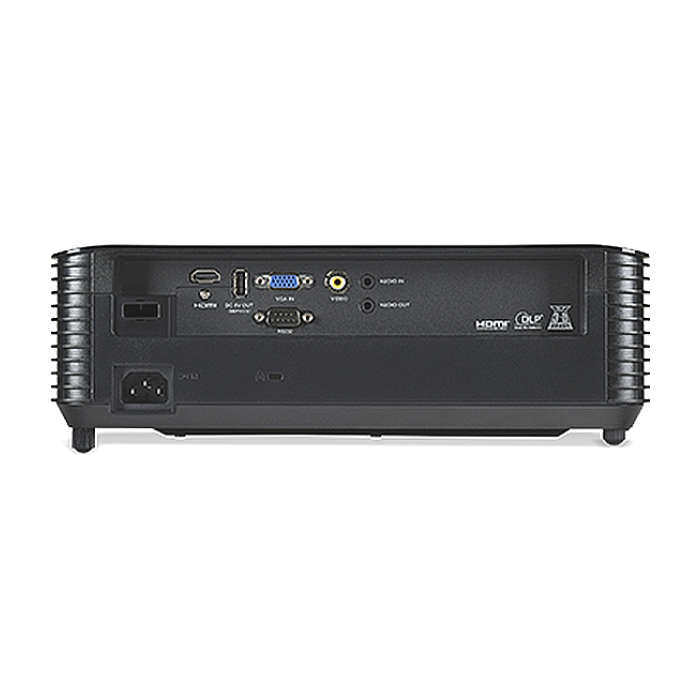 Acer Projector X1128i, DLP, SVGA (800 x 600), 4500 ANSI Lm, 20 000:1, 3D, Auto keystone, included wifi dongle, 24/7 operation, Wifi, HDMI, VGA in, RCA, RS232, 3W Speaker, 2.7kg, Black+Acer T82-W01MW 82.5"+Acer Wireless Slim Mouse M502 (тъмнейл - 4)