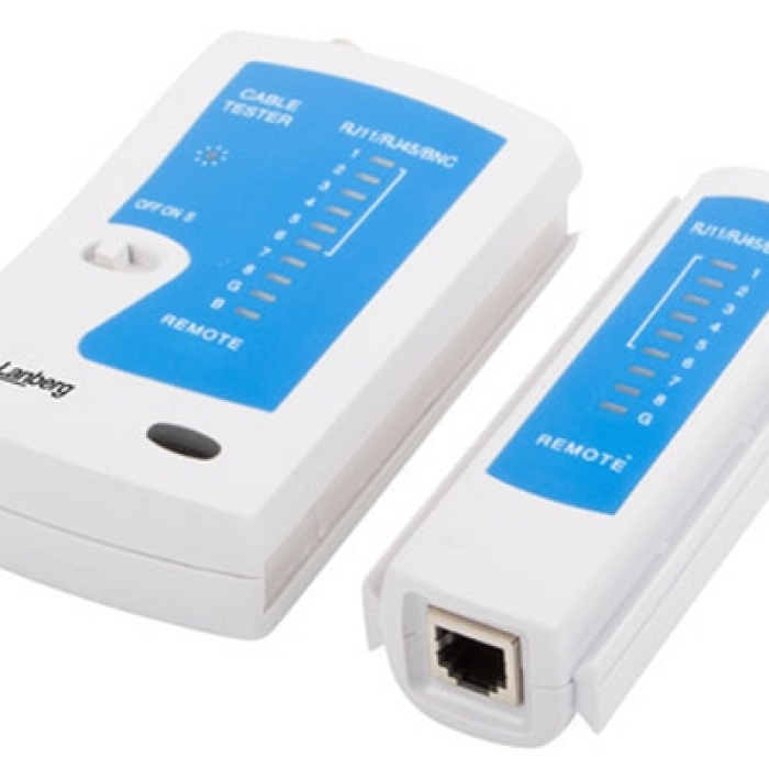 Lanberg cable tester for RJ-45, RJ-12, RJ-11, coaxial (тъмнейл - 1)