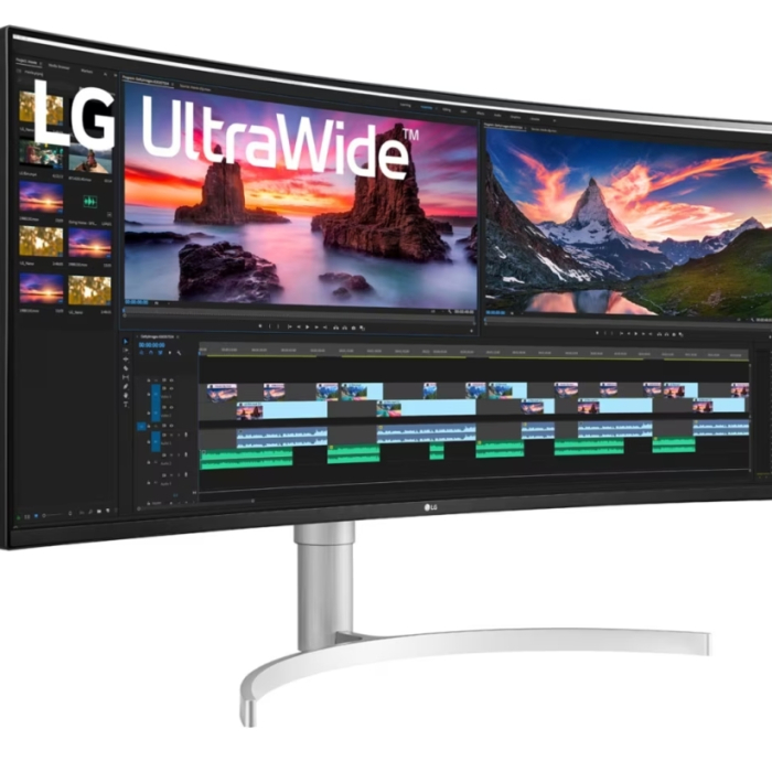 LG 38WN95CP-W, 38" Curved 21:9 UltraWide, QHD Nano IPS(3840 x 1600) Anti-Glare, 1ms (GtG at Faster), 144 Hz, FreeSync Premium Pro, G-SYNC Compatible, 1000:1, 450cd/m2, DCI-P3 98%, HDR 10, HDMI, DisplayPort, USB3.0, Thunderbolt, Headphone Out, Height, (тъмнейл - 2)