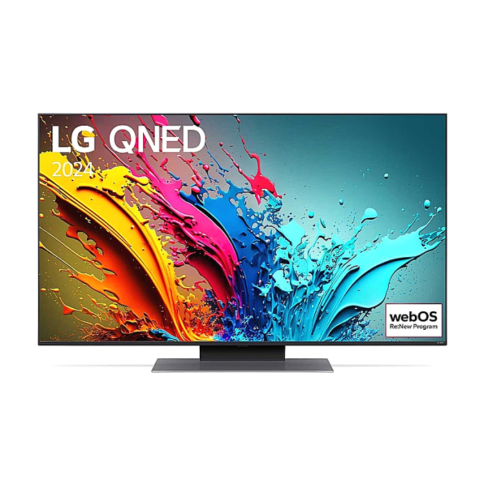 LG 50QNED86T3A, 50" 4K QNED HDR Smart TV, 100Hz, 3840x2160, DVB-T2/C/S2, a8 AI Processor 4K, HDR 10 PRO, webOS 24 ThinQ, FreeSync Compatible, VRR, Multi View, 4K Upscaling, WiFi 5, Voice Controll, Bluetooth 5.1, AirPlay 2, LAN, CI, HDMI, SPDIF