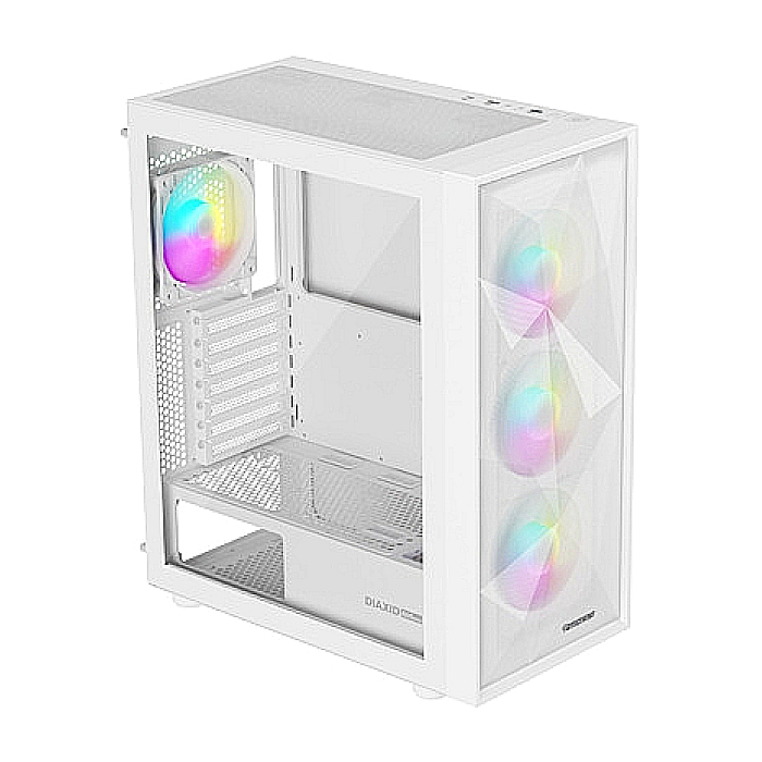 Genesis PC Case DIAXID 605 RGB Mini Tower Window, White (тъмнейл - 4)