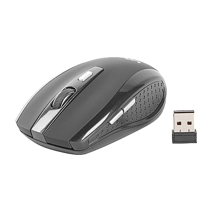 uGo Mouse MY-03 wireless optical 1800DPI, Black (тъмнейл - 2)