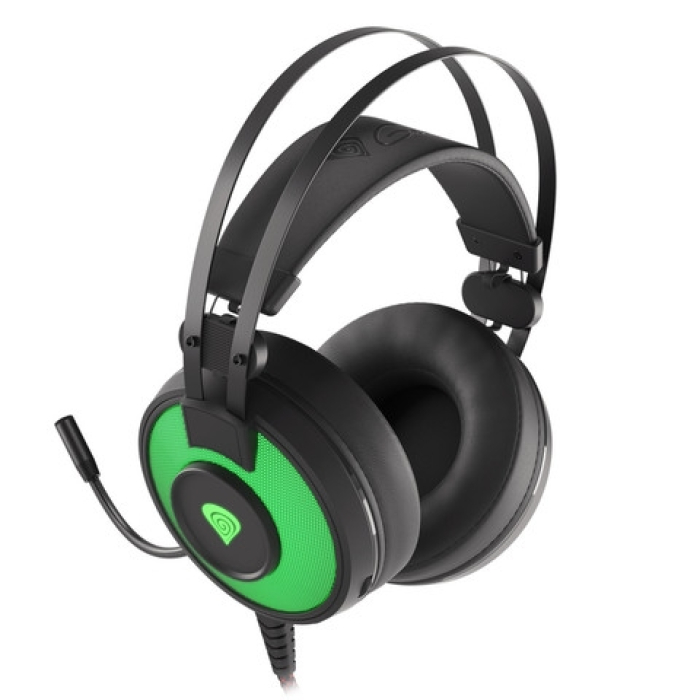 Genesis Headset Neon 600 With Microphone RGB Illumination Black (тъмнейл - 3)