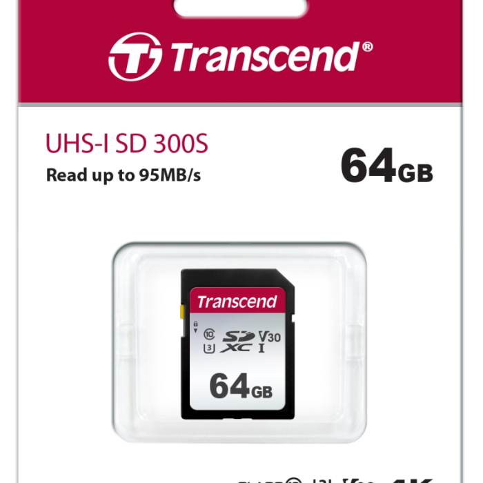 Transcend 64GB SD Card UHS-I U1 (тъмнейл - 1)